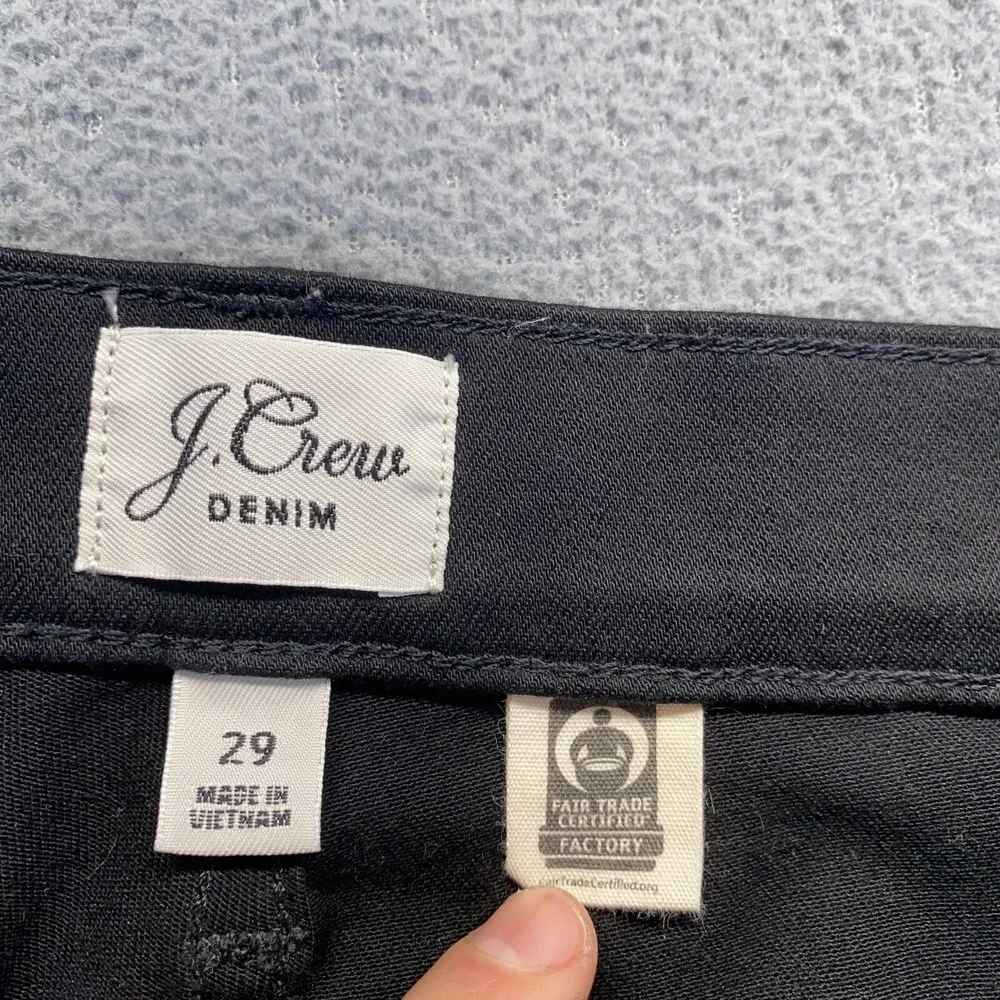 J. Crew Denim Pants Womens Size 29 Black Stretch,Billie Demi‎ Boot Crop